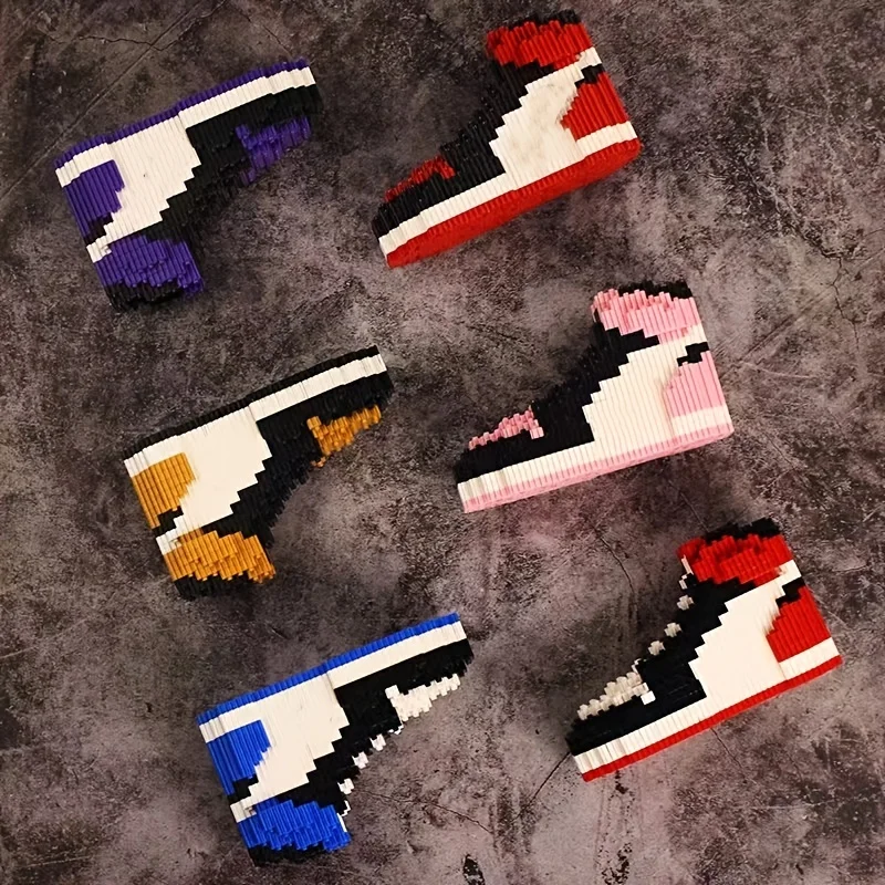 Science Olympiad - Mini basketbalschoenen bouwsteen sneakers model stenen