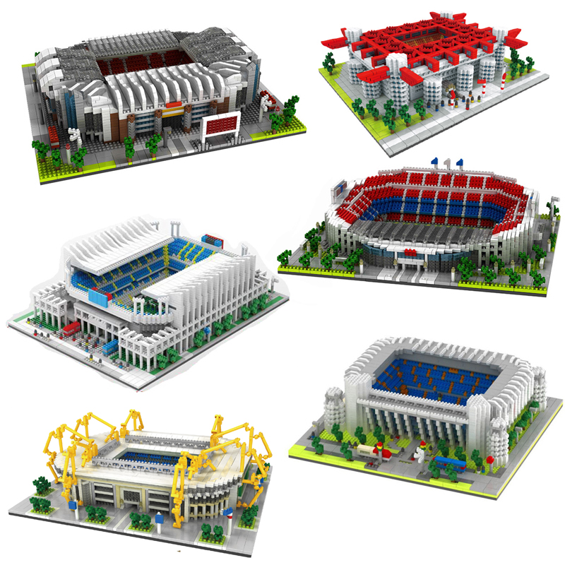 Science Olympiad - Barcelona Voetbalstadion Micro Blokken Bouwsets Mini