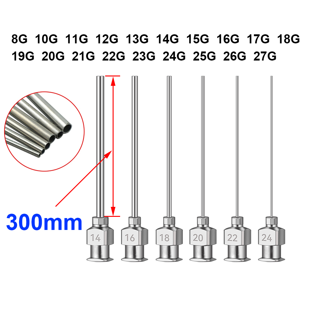 Hobby Science Lab - 12 stuks SUS304 300mm lange stompe