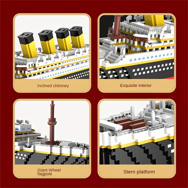 Titanic bouwsteen assemblage s - Science Olympiad recensie en prijs