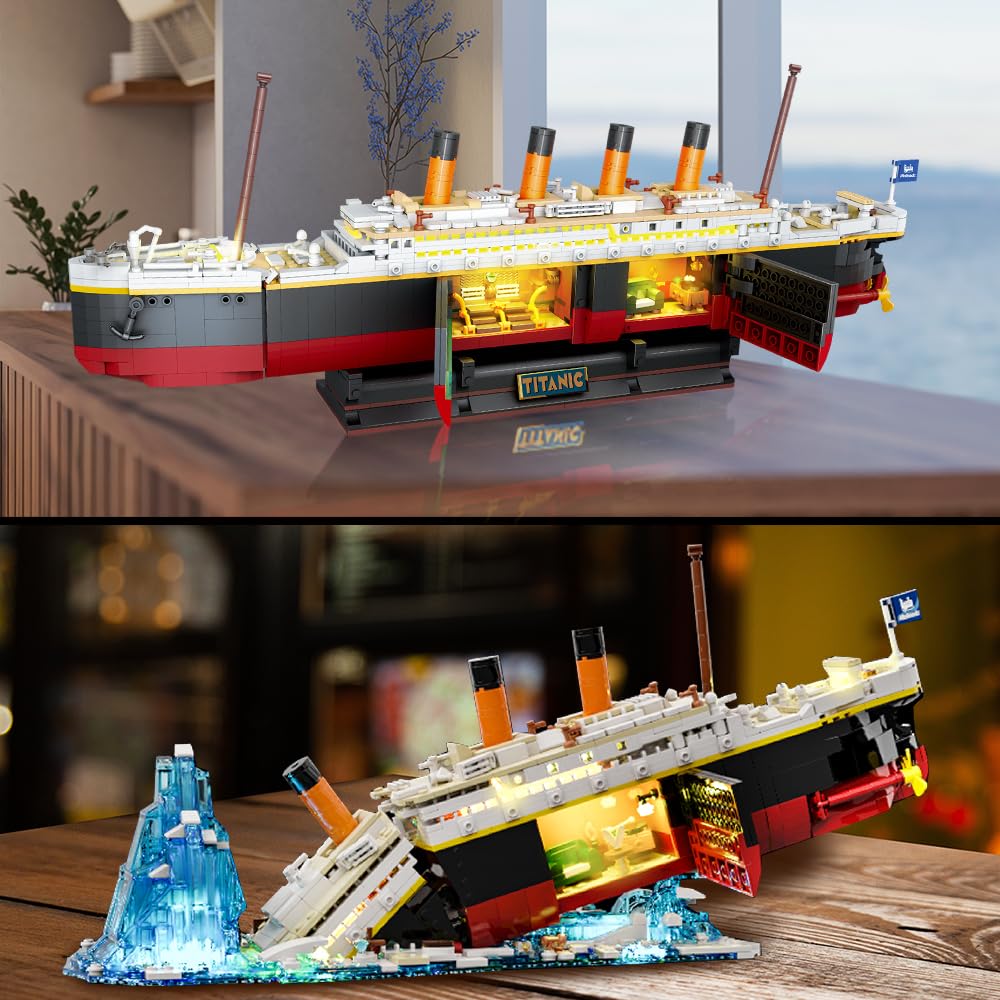 Titanic-bouwset met LED-2 in 1 - Science Olympiad recensie en prijs