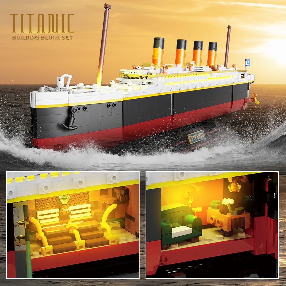 Titanic-bouwset met LED-2 in 1 - Science Olympiad recensie en prijs